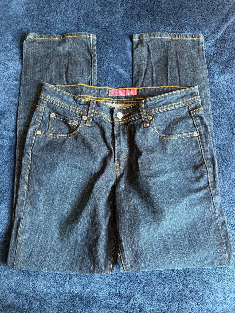 Levi's Dark Blue Straight Leg Women's Jeans